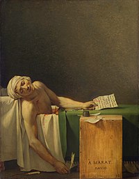 «Смерть Марата» (Жак Луи Давид, 1793)