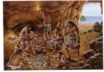 Реконструкция жизни в пещере Лазарет, Франция, с оптимальным положением очага. Credit

De Lumley, M. A. . néandertalisation (pp. 664-p).
